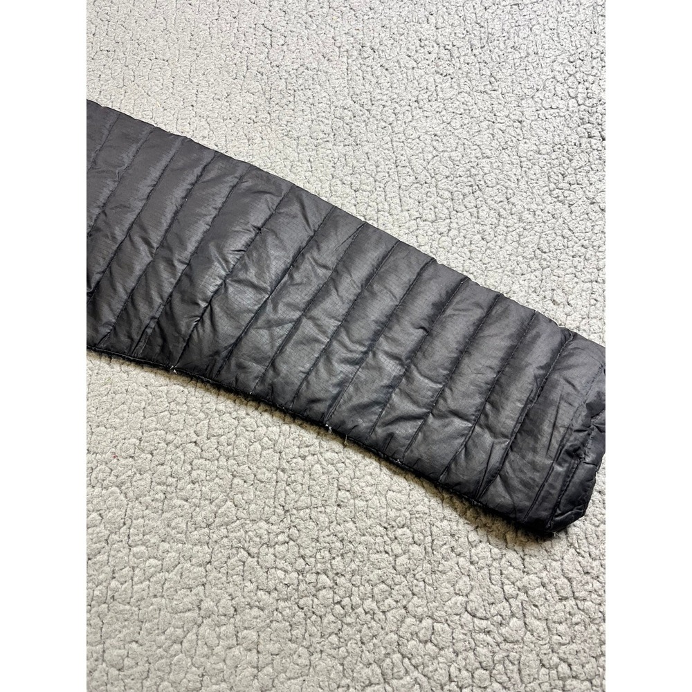 Patagonia Down Sweater Jacket Women's Medium Black Puffer Full Zip Cloudera Logo - Picture 12 of 14